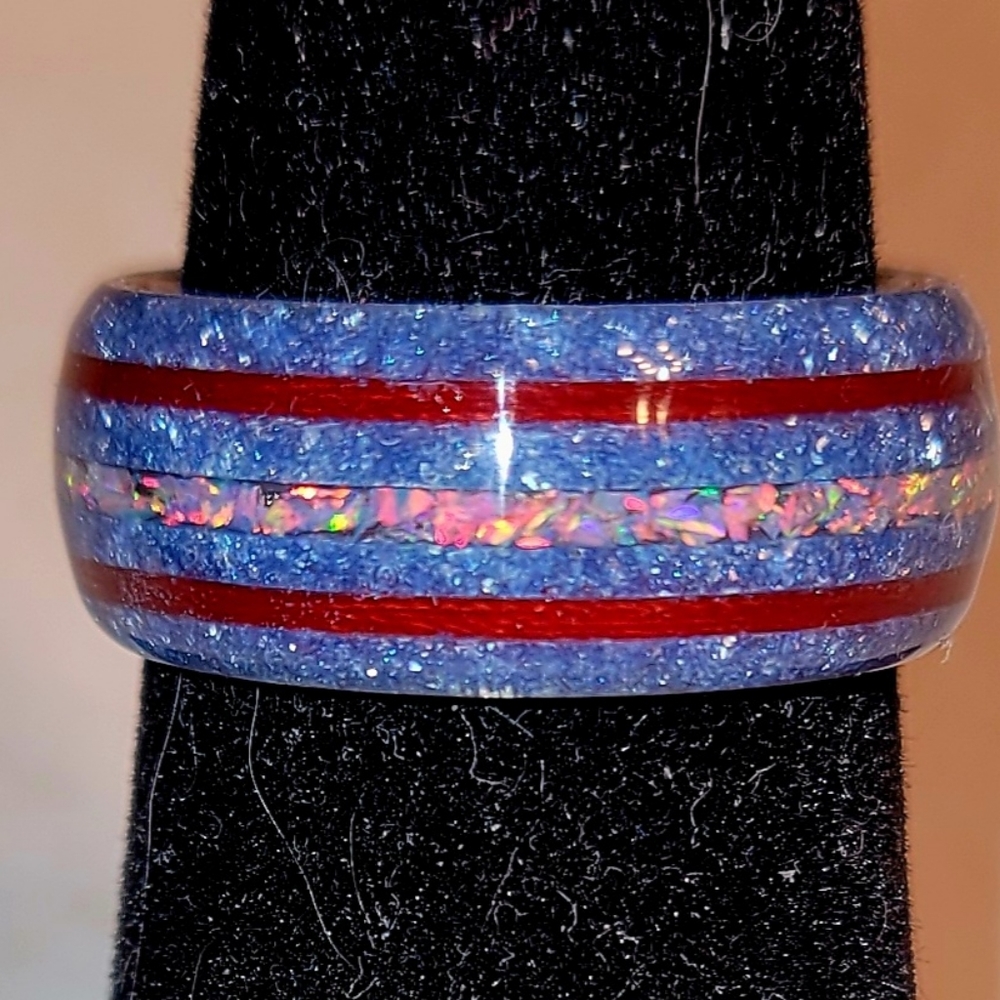 Handmade epoxy ring - Picture 3 of 5